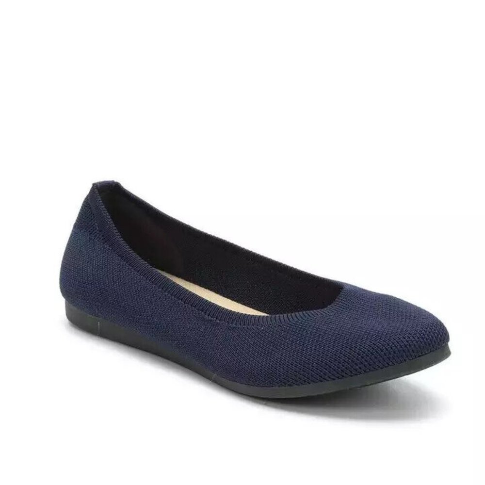 Women's Jellypop Apex Flats (Navy Blue) - Size 6.5